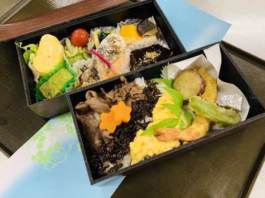 【特製伊賀牛お弁当＆伊賀茶】【朝食付き】お手軽二食付きプラン